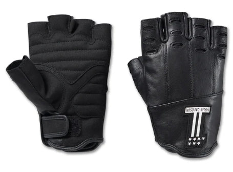 Men's Loyalist Fingerless Leather Gloves
