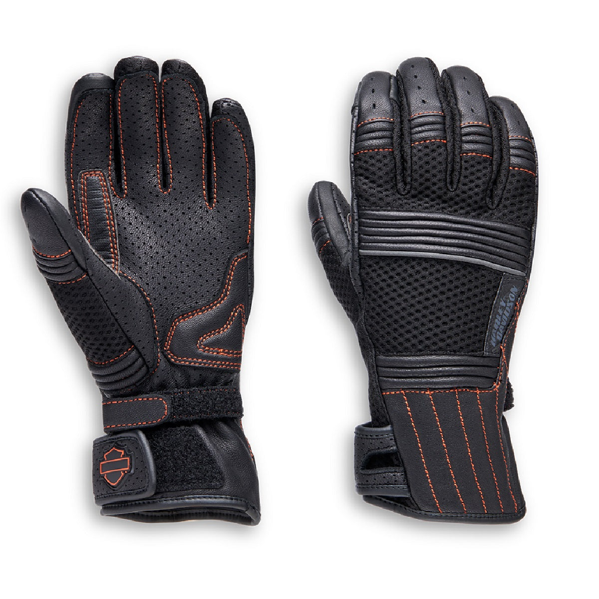 Premium Vented Fingerless Leather Gloves