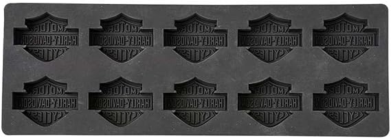 Harley-Davidson Core Bar & Shield Silicone Ice Cube Tray, Black
