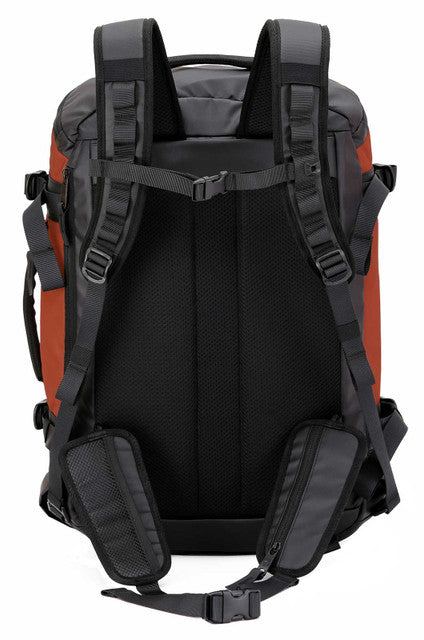 Harley-Davidson® Water-Resistant Racing Travel Duffel Bag/Backpack - Rust Orange