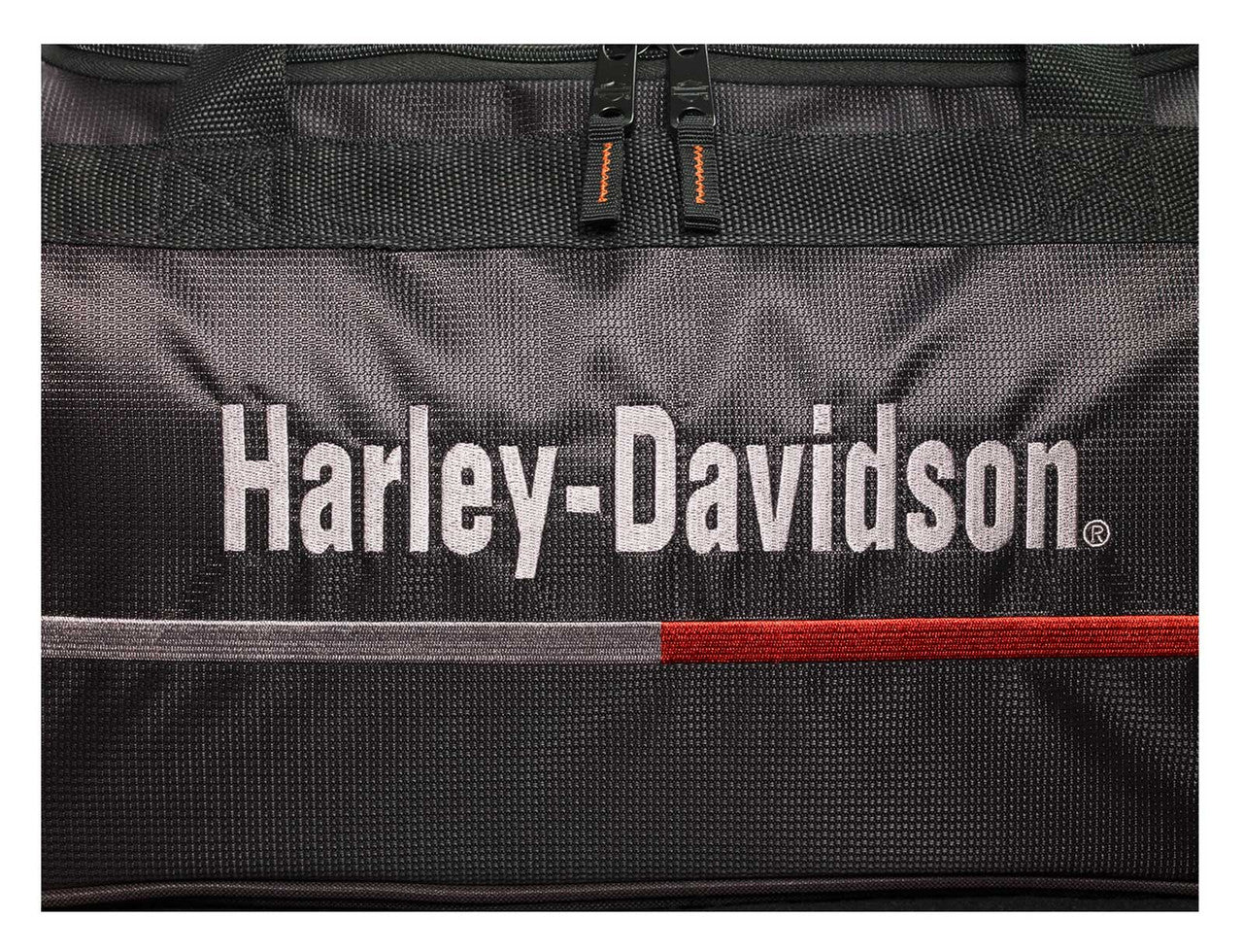 Harley-Davidson® On Tour Sports Duffel Bag w/ Shoulder Strap - Midnight Black