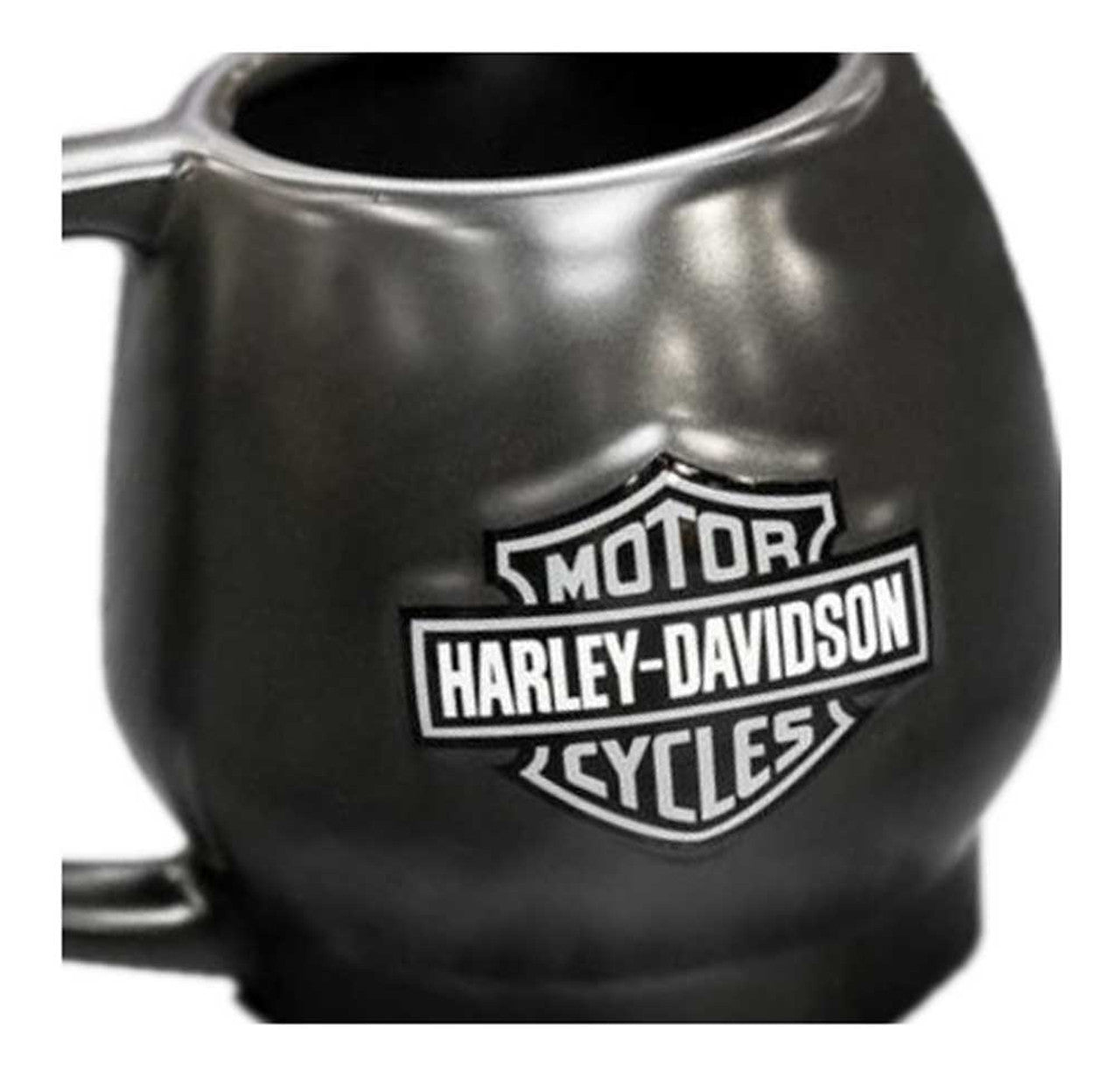 Harley-Davidson® Core Sculpted Skull Coffee Mug, 14 oz. - Matte Black