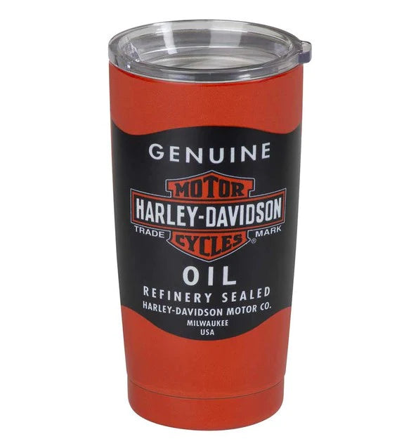 Harley-Davidson® Oil Can Stainless Steel Insulated Travel Mug - 20 oz.