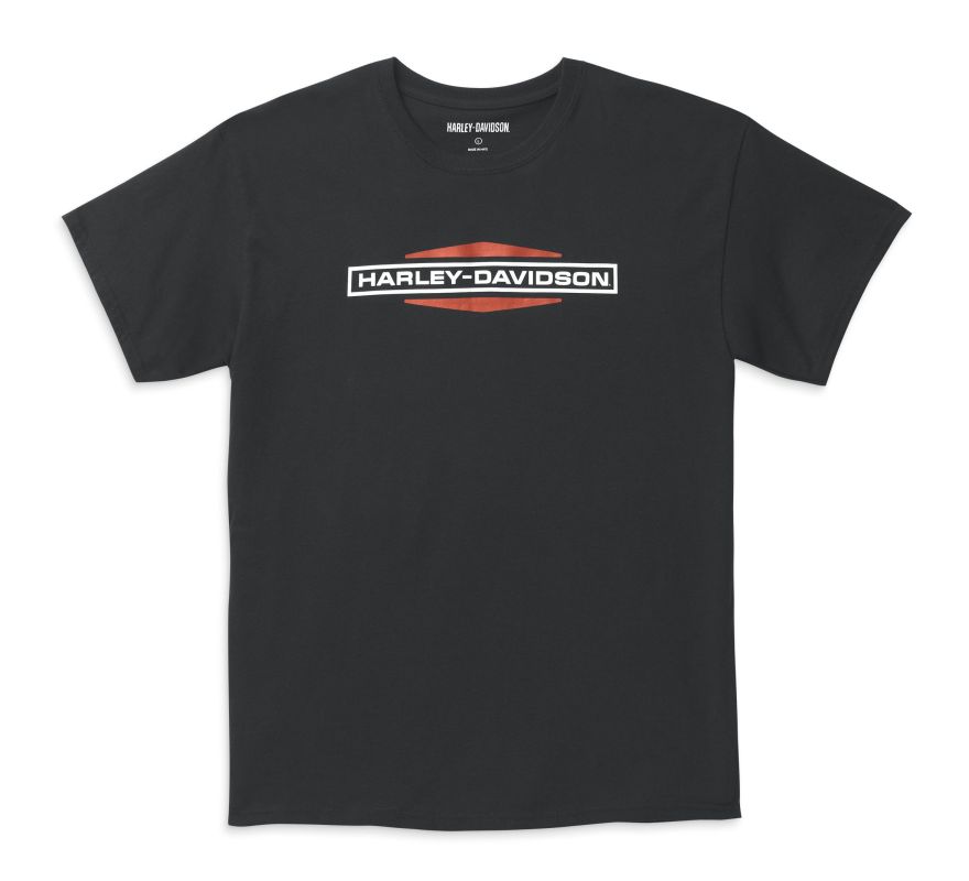Harley-Davidson men ´s T-Shirt Stacked Logo black
