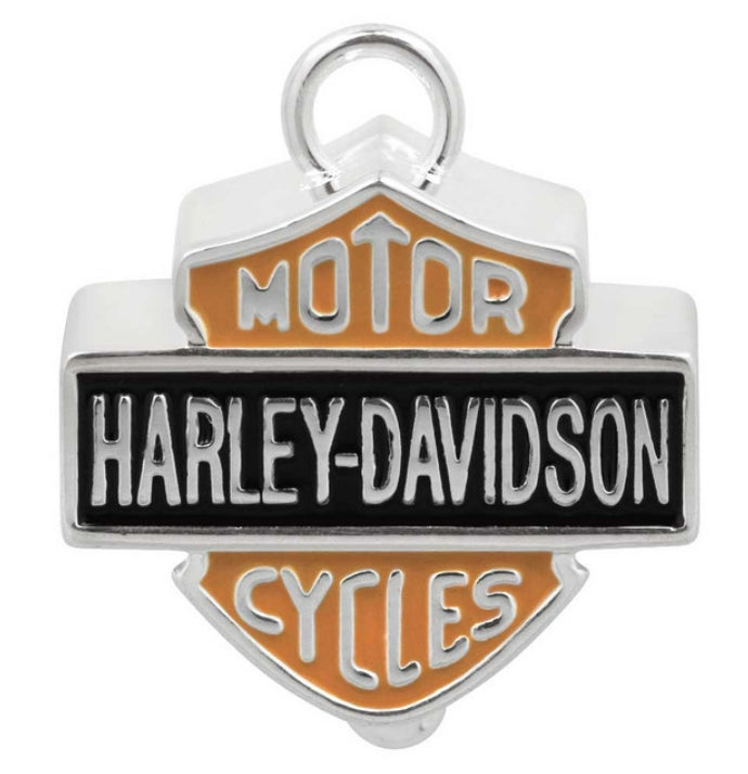 Harley-Davidson® Big Bar & Shield Ride Bell Orange & Black HRB023