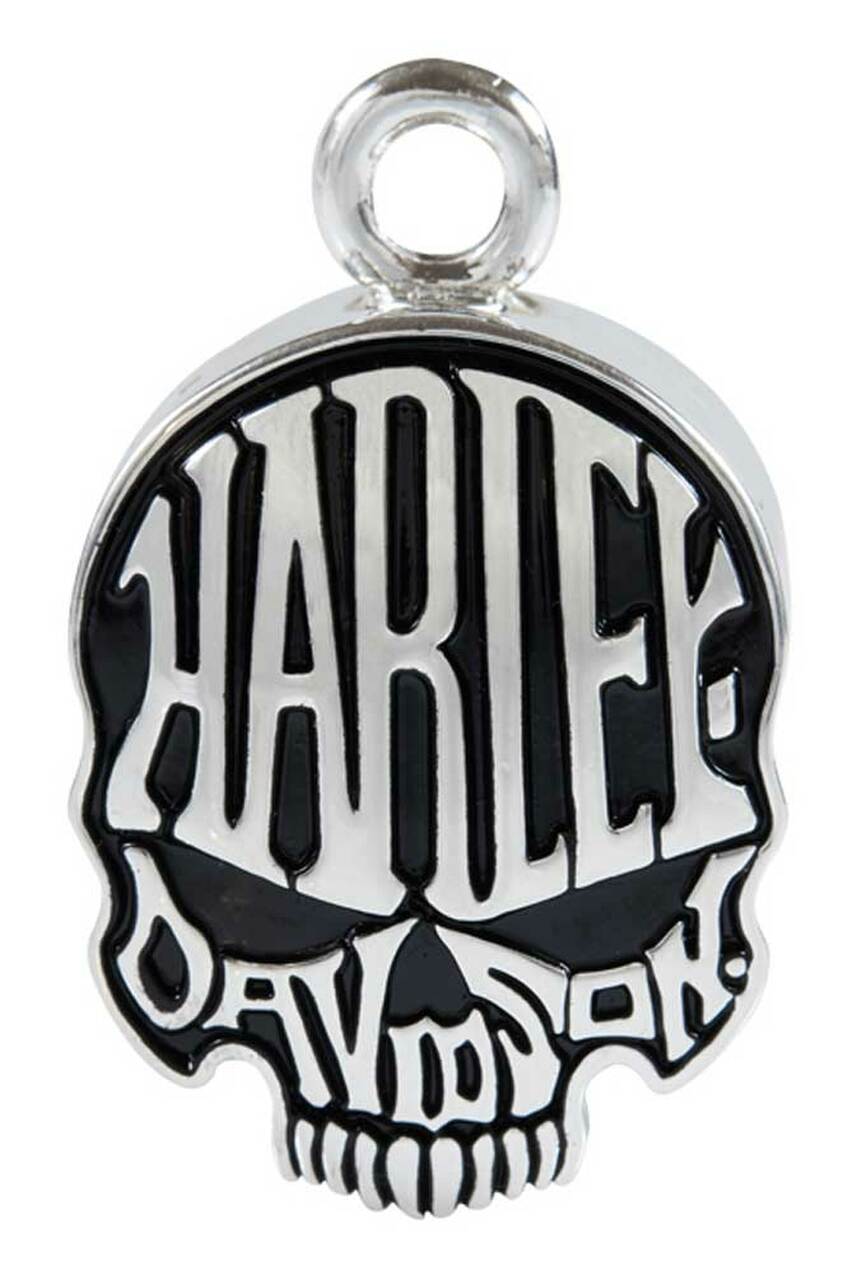 Harley-Davidson Calavera Skull Sculpted H-D Ride Bell - Shiny Silver Finish